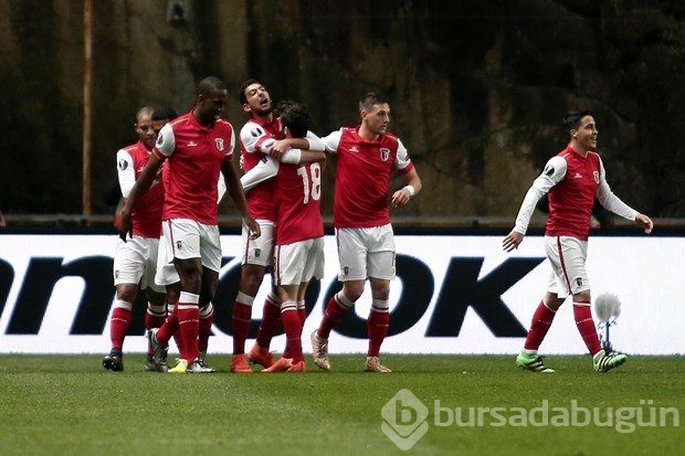 Braga-Fenerbahçe karşılaşmasından kareler
