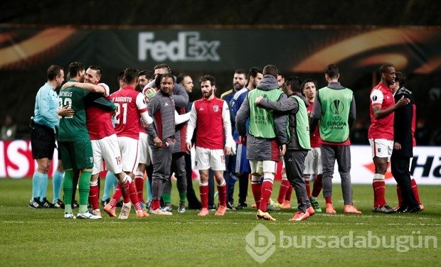 Braga-Fenerbahçe karşılaşmasından kareler
