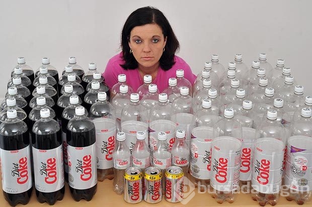 Her gün 10 kutu kola içti