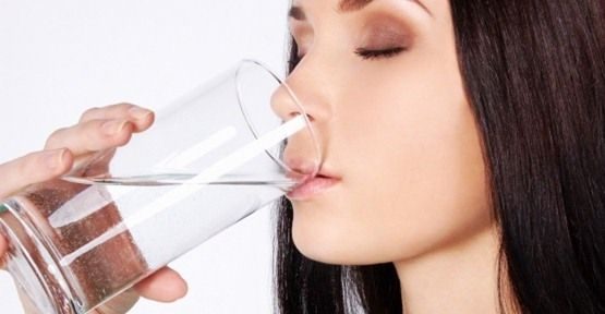 Halsizliği önlemek için su için