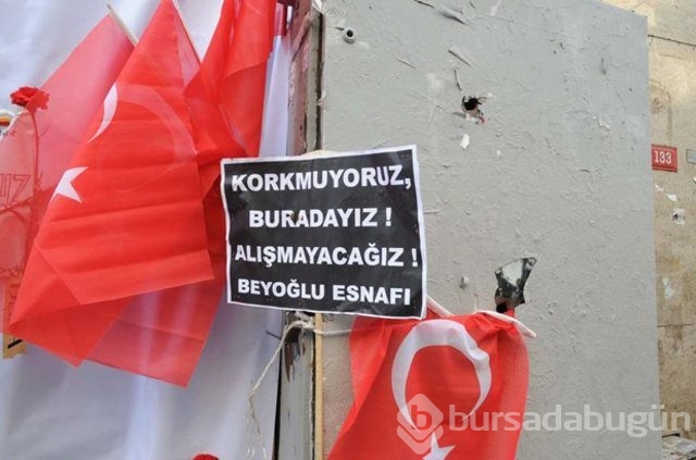 Patlama yerine bırakılan mektuplar