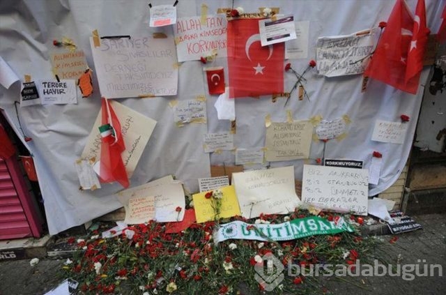 Patlama yerine bırakılan mektuplar