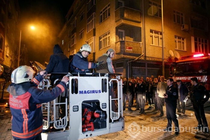 Sultangazi'de öğrenci yurdunda yangın