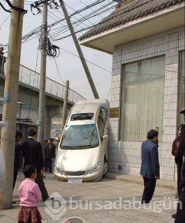 Dünyanın en acayip trafik kazaları