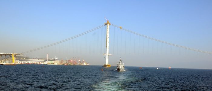 İzmit Körfezi Asma Köprüsü'nde sona doğru