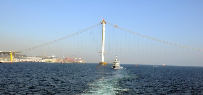 İzmit Körfezi Asma Köprüsü'nde sona doğru