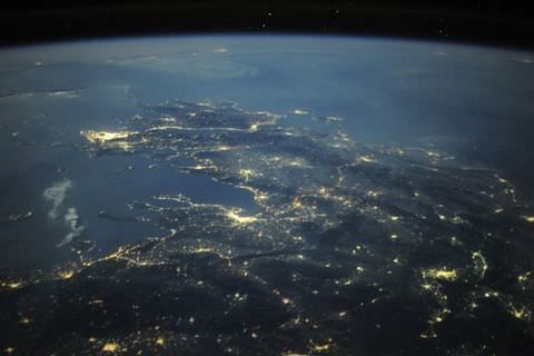 Astronot gözünden dünya