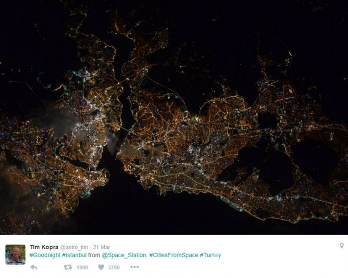 Astronot gözünden dünya