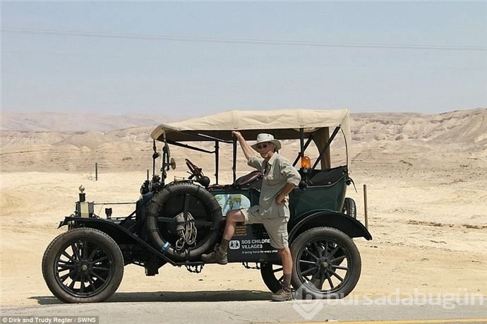 100 yıllık arabayla dünya turu