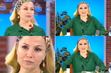 Lerzan Mutlu canlı yayında makyajını sildi