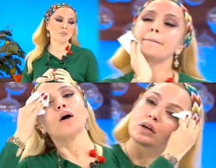 Lerzan Mutlu canlı yayında makyajını sildi