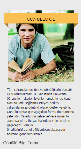'İçerde çocuk var' projesi desteklerinizi bekliyor