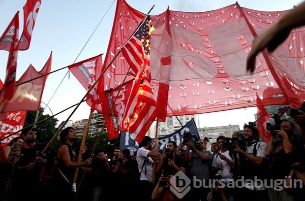 Arjantin'de Obama protestosu
