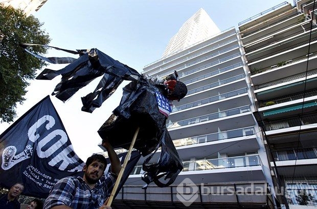 Arjantin'de Obama protestosu
