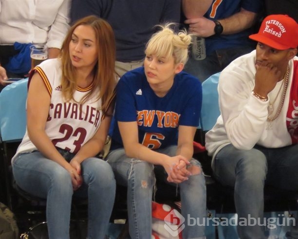 Miley Cyrus, LeBron James'e göz dikti!