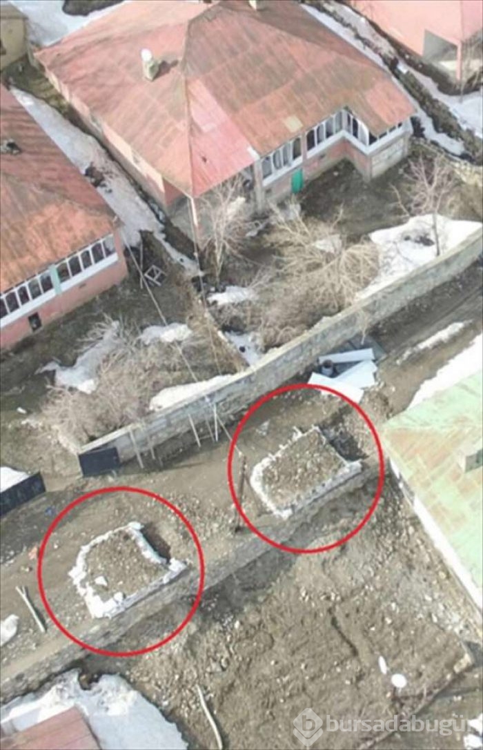 Teröristler evlerin girişini böyle tuzaklamış!