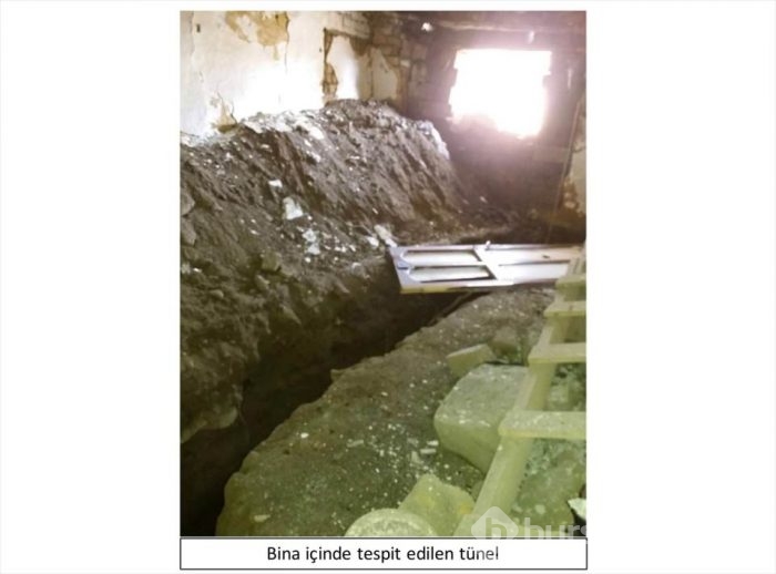 Teröristler evlerin girişini böyle tuzaklamış!