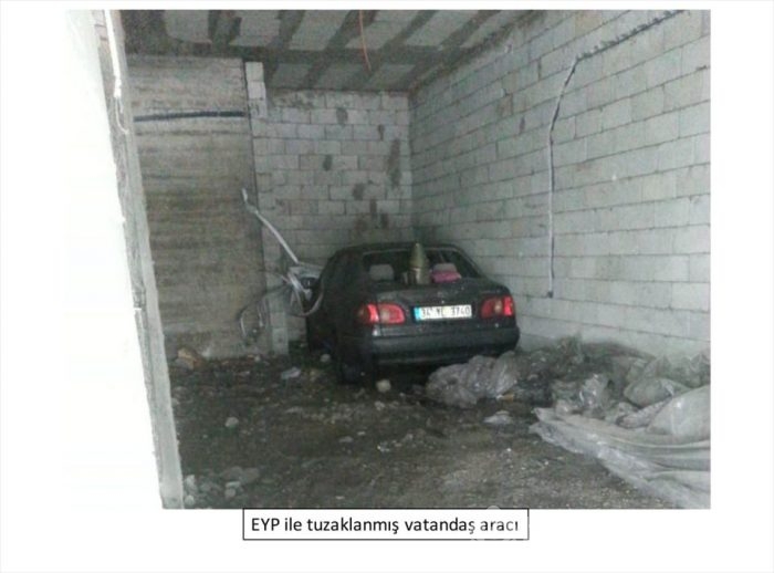 Teröristler evlerin girişini böyle tuzaklamış!
