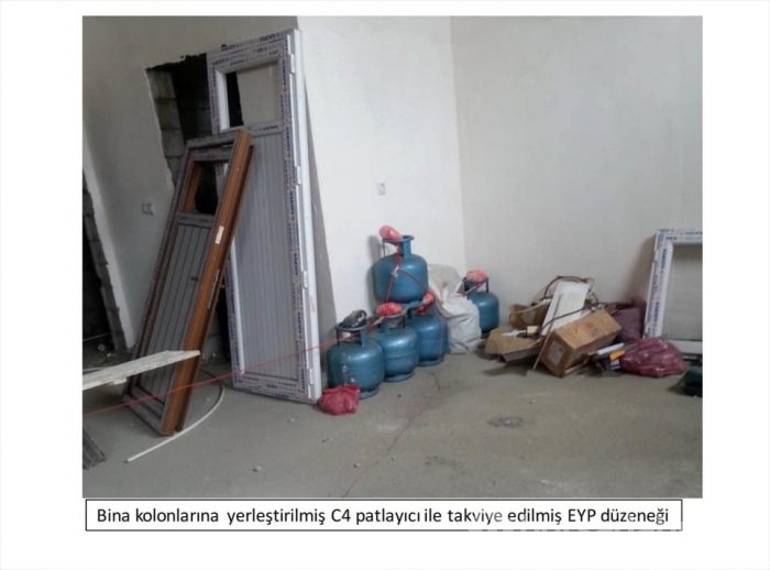 Teröristler evlerin girişini böyle tuzaklamış!