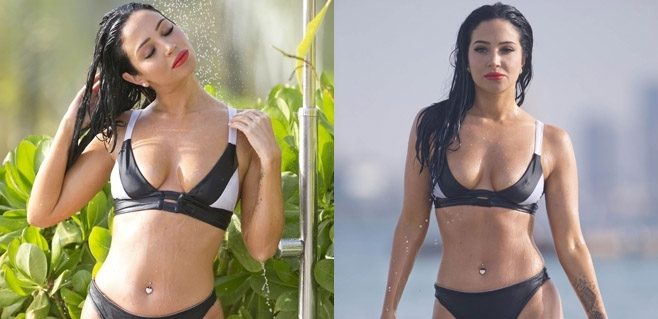 Tulisa, Dubai tatilindeki görüntüleriyle nefesleri kesti!