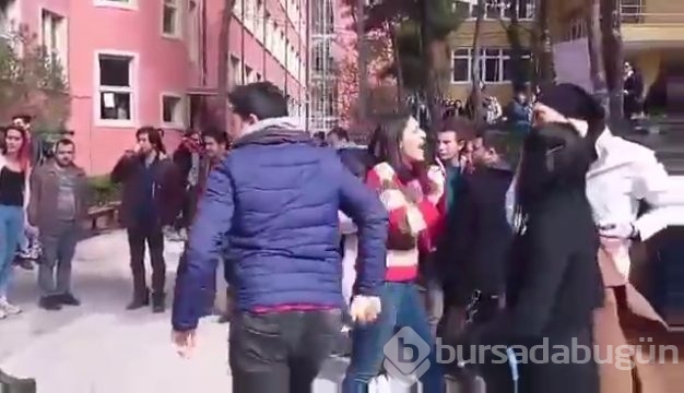 Üniversitede taciz ve tehdit dayağı!