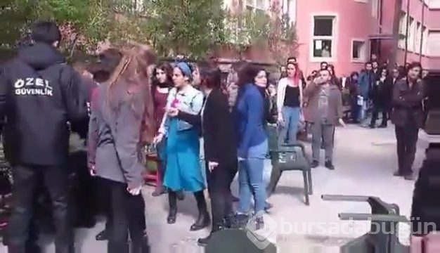 Üniversitede taciz ve tehdit dayağı!