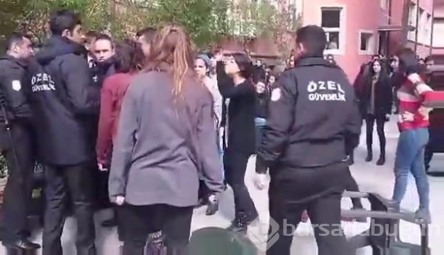 Üniversitede taciz ve tehdit dayağı!
