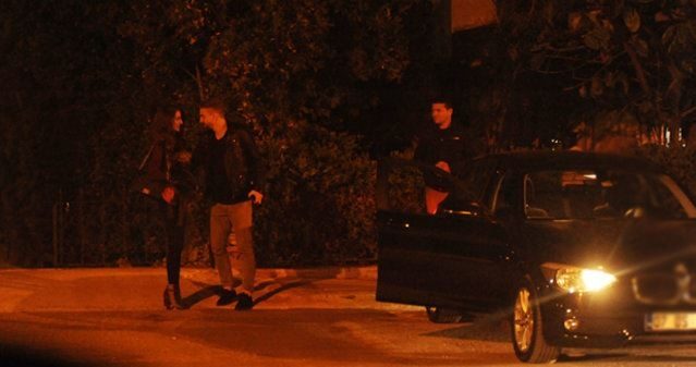 Caner Erkin sevgilisiyle yakalandı
