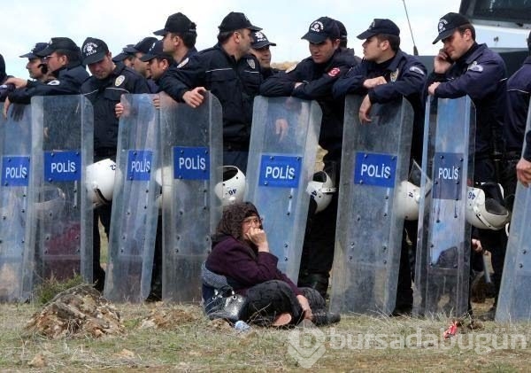 O bölgeye giriş ve çıkışlar yasaklandı!