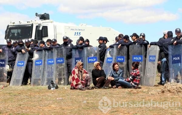 O bölgeye giriş ve çıkışlar yasaklandı!