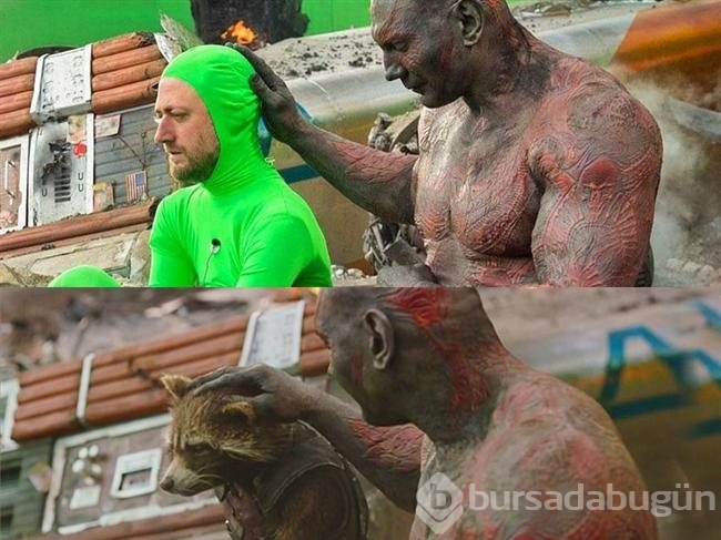 Öncesini sonrasını gösteren 22 efektli sahne