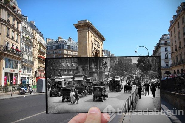 Paris'in geçmişi ve bugünü aynı karede

