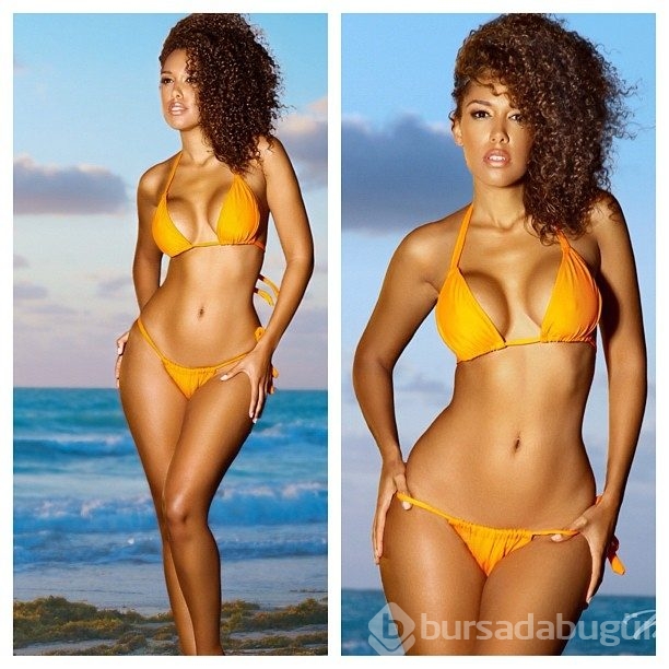 Olgun ve dolgun Claudia Jordan...