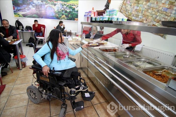 Müşterileri "engelsiz lokanta"yı çok sevdi
