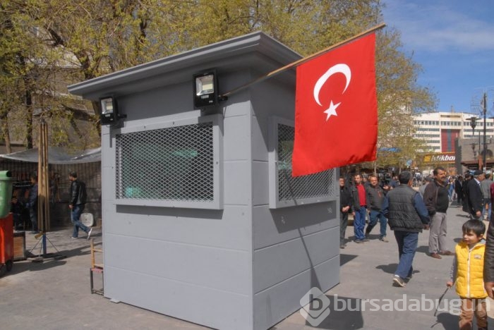 Diyarbakır'da birçok noktaya zırhlı kulübeler yerleştirildi!	
