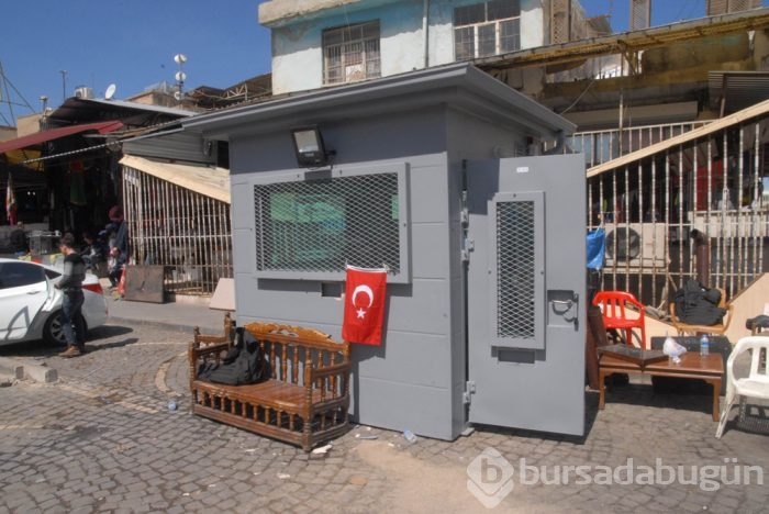 Diyarbakır'da birçok noktaya zırhlı kulübeler yerleştirildi!	