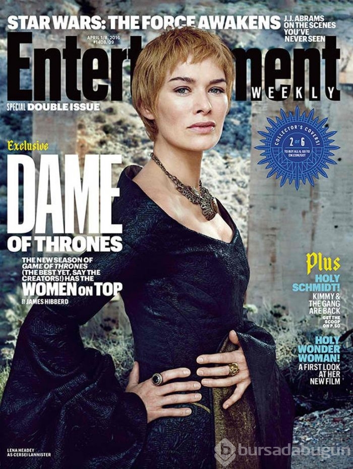 Game of Thrones kadınları kapak oldu