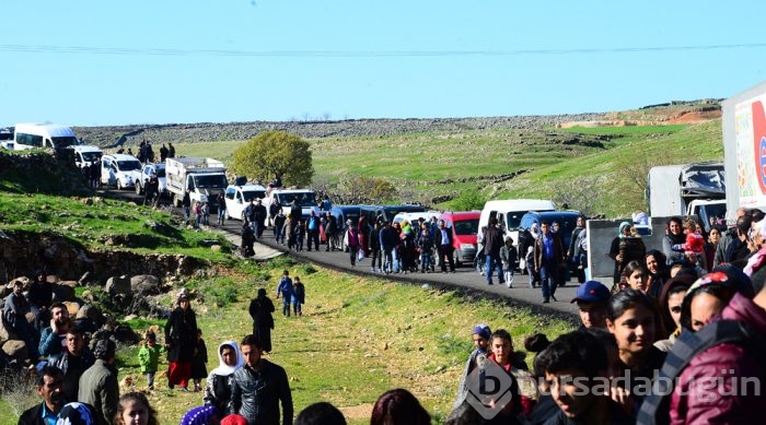 İdil'de evini terk edenler geri dönmeye başladı!	

