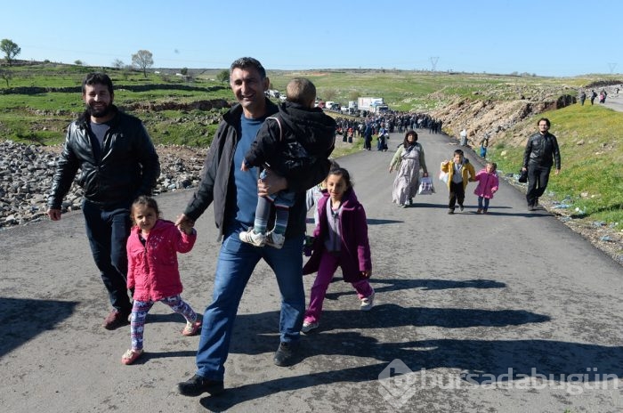 İdil'de evini terk edenler geri dönmeye başladı!	
