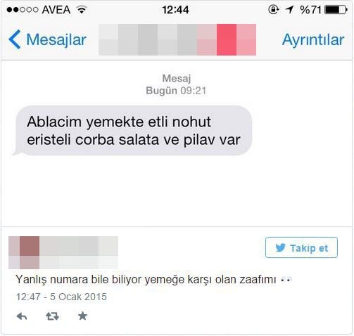 Yanlış numara kurbanları
