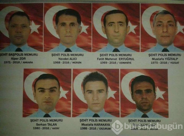 Diyarbakır'da şehit olan polisler!