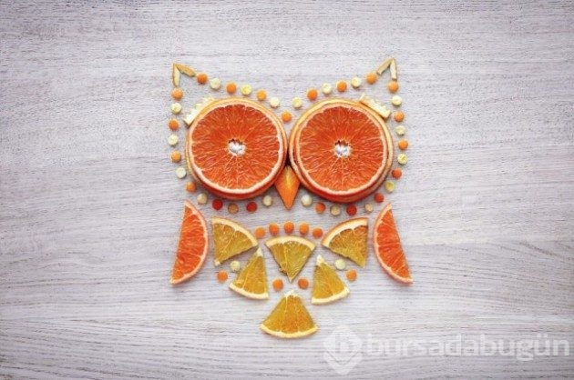 &#8203;20 fotoğrafla yiyeceklerden yapılmış sanat eserleri
