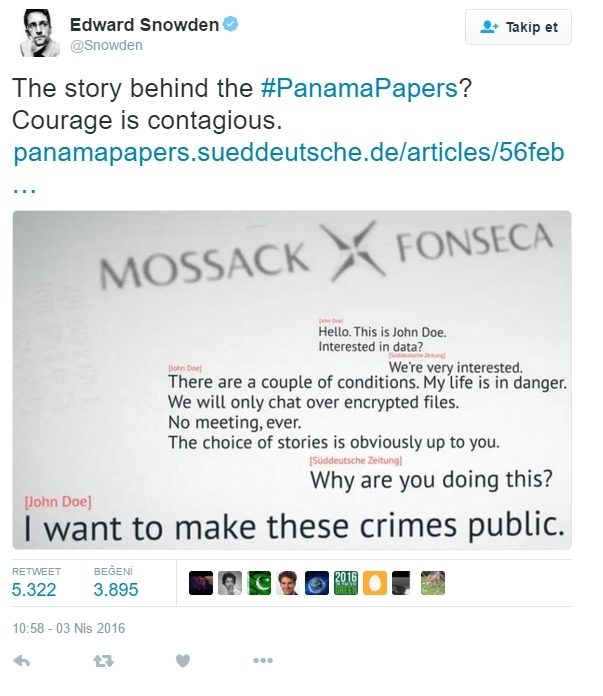 Dünya, 'Panama Papers' olarak adlandırılan belgelerle çalkalanıyor