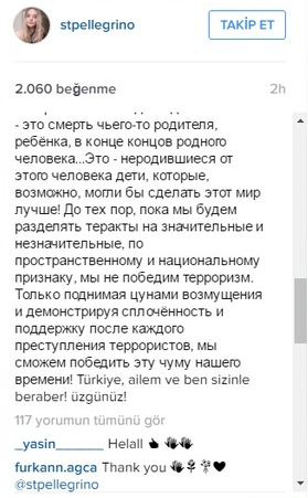 Kremlin Sözcüsü Peskov'un kızı: Dünya Ankara'daki saldırılara neden duyarsız?