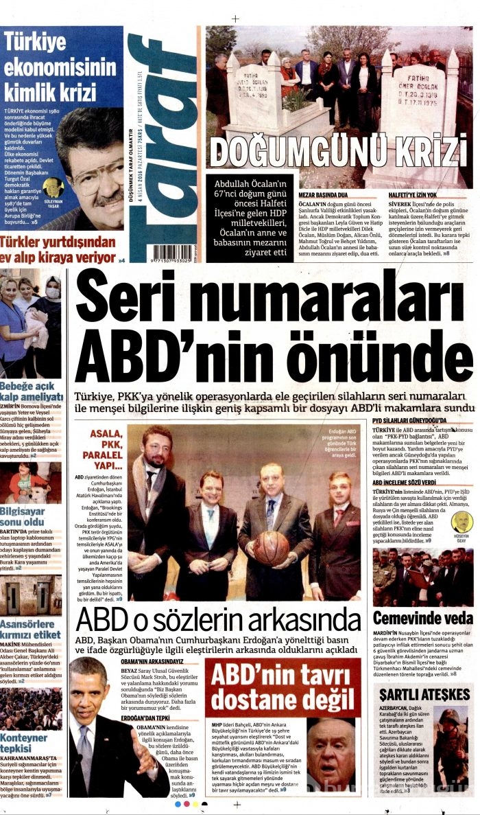 4 Nisan gazete manşetleri