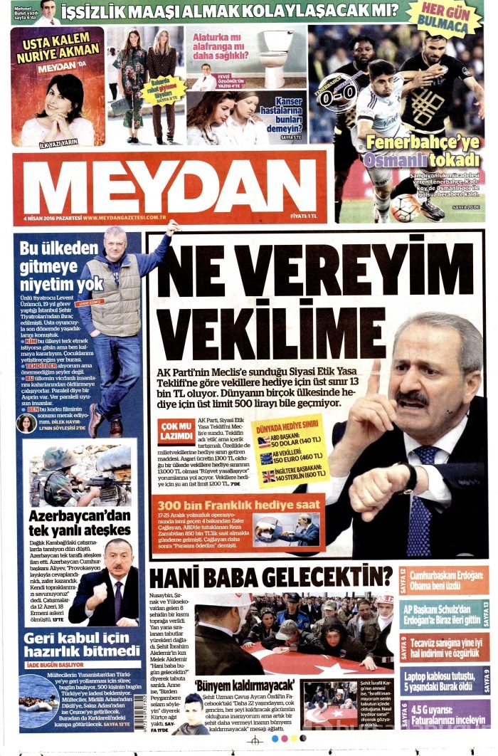 4 Nisan gazete manşetleri