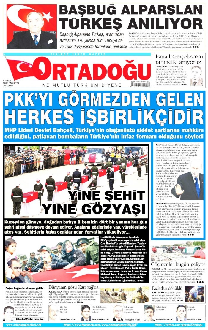 4 Nisan gazete manşetleri