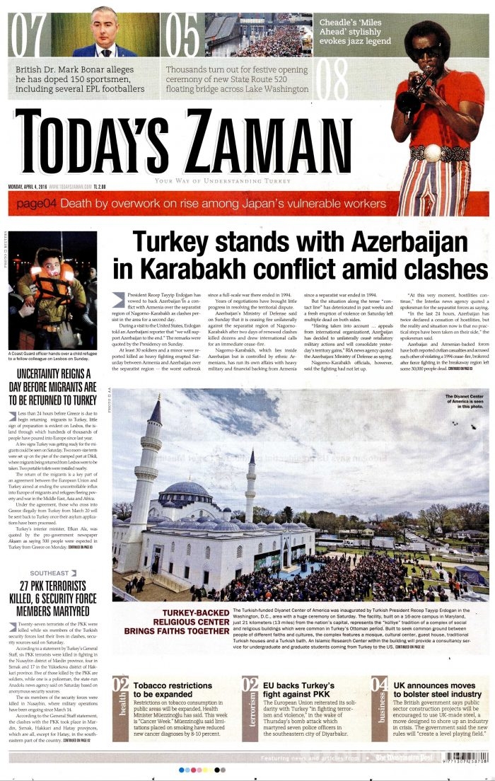 4 Nisan gazete manşetleri