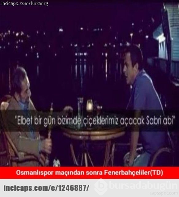 Fenerbahçe - Osmanlıspor maçı capsleri