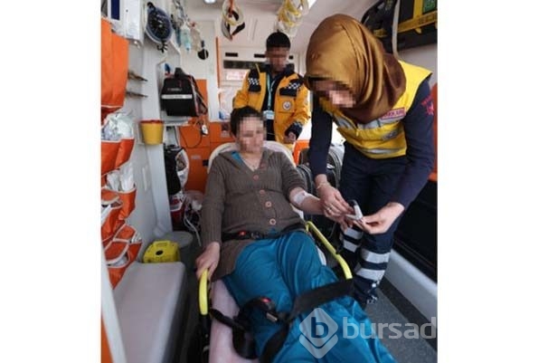 Hamile kadın böyle hastaneye götürüldü